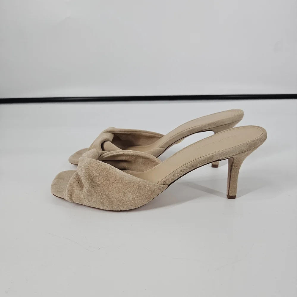 Veronica Beard Sand Suede Slip On Melli Pumps 9.5 - Picture 5 of 10